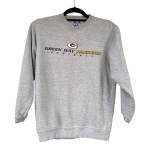 Vintage Size Small NFL Reebok Green Bay Packers Embroidered Crewneck Sweatshirt